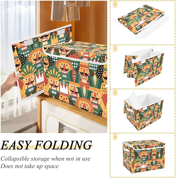 xigua Nutcracker Christmas Storage Bins - Image 4