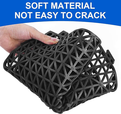 MYFAMIREA Modular Interlocking Cushion 12 Pack 11.8" x 11.8" Rubber Floor Tiles - Image 3