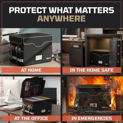 FIRESHIELD PRO 5200°F Fireproof Document Box - Image 3