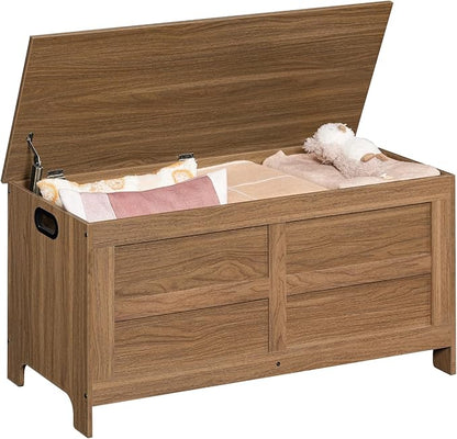 Storage Chest, 39.4” Large Toy Chest, Entryway Storage Trunk, Storage Bench - Image 8