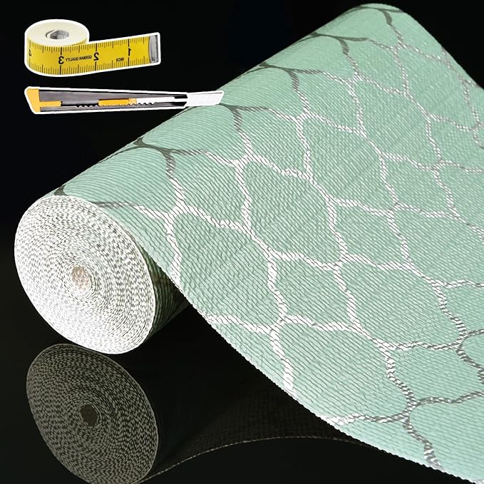 Shelf Liners for Kitchen Cabinets Non Adhesive Drawer Liner 23.6in x 20FT Light by Adwann