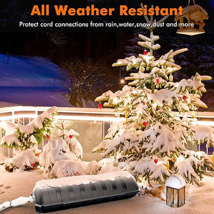 2 Pack of Outdoor IP44 Waterproof Connection Box by Restmo, Weatherproof - Image 6
