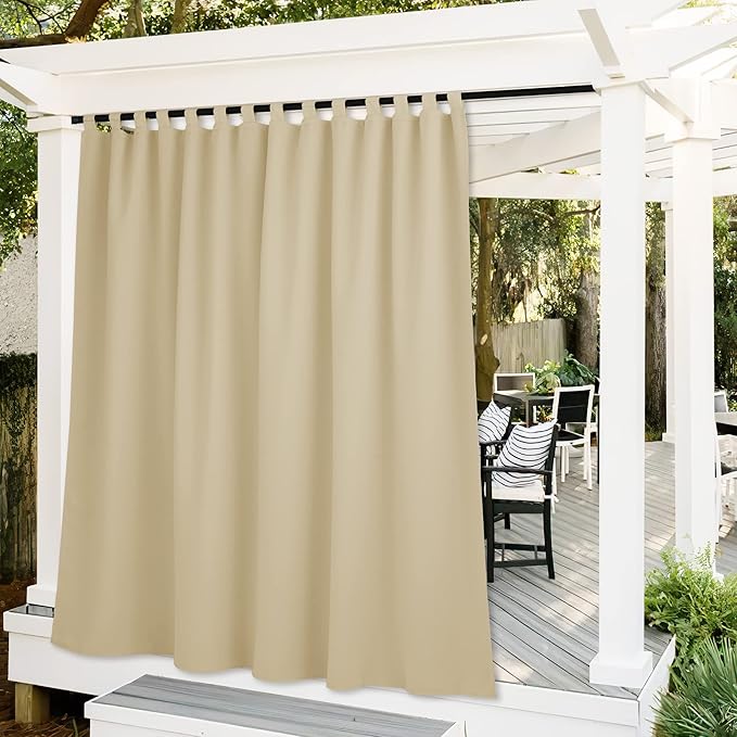 RYB HOME Extra Wide Outdoor Curtains - Image 4