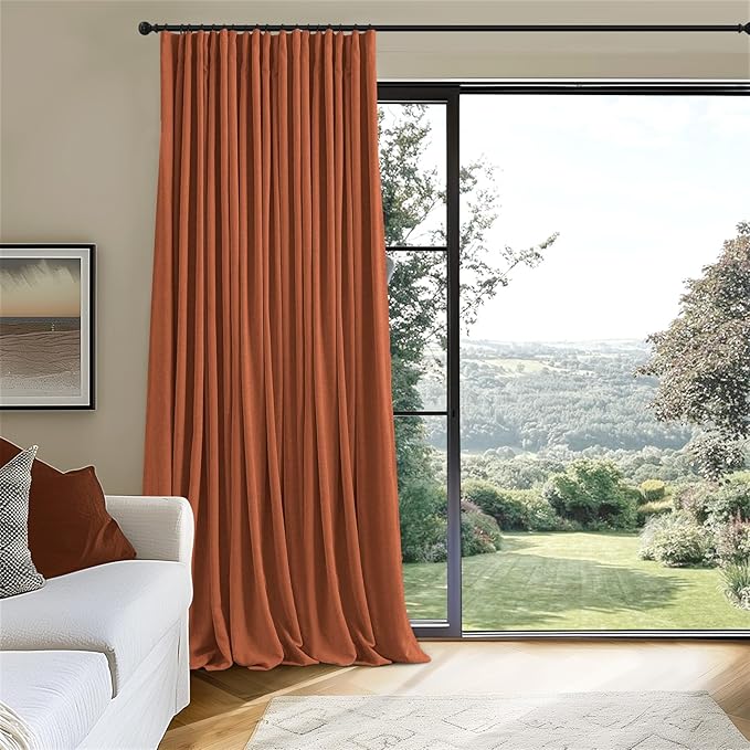 INOVADAY Thermal Sliding Door Curtains 100% Blackout Curtains - Image 2