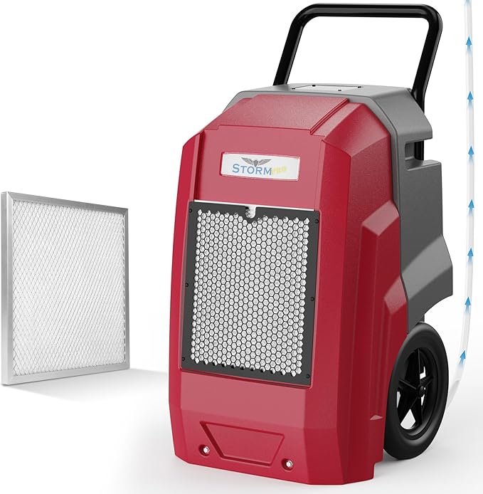 ALORAIR Storm Pro Commercial Dehumidifier 180 PPD, LGR Portable Dehumidifier by ALORAIRSOLUTIONSINC0J0DC