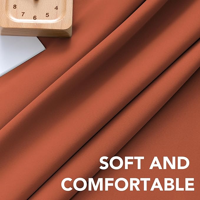 H.VERSAILTEX Blackout Curtains Thermal Insulated Window Treatment Panels Room - Image 5