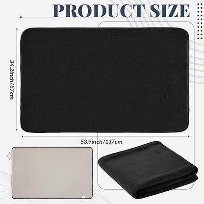 1 Pcs Couples Waterproof Mat 54 x 34 in Lover Reusable Stainproof Blanket Quiet - Image 2