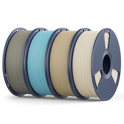 Matte PLA Filament 1.75mm, 4kg SUNLU 3D Printer Filament, Matte Surface Texture by YOOPAI