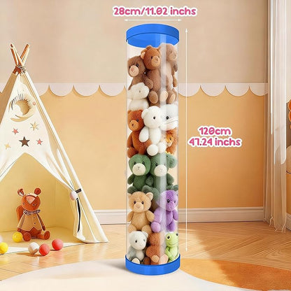 Stuffed Animal Storage Tube, 47x11 Inch Large Capacity Toy Storage Organizer - Image 5