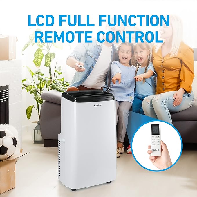 Coby CBPAC815H 4-in-1 AC Unit, Dehumidifier & Fan, 000 BTUs - Image 4