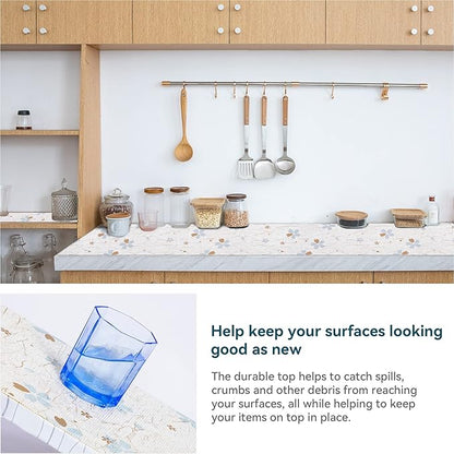 12Inch by 30FT Shelf Liner for Kitchen Cabinets Non Adhesive Kitchen Drawer - Image 4