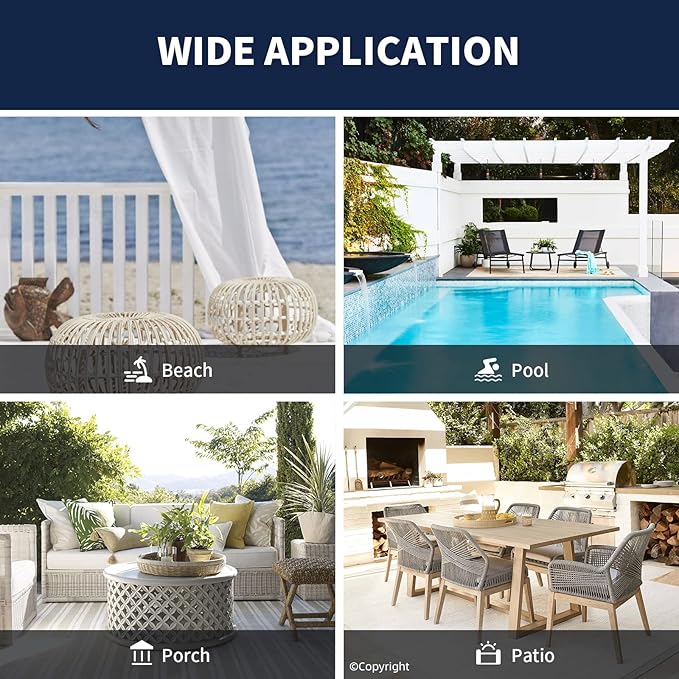 Waterproof Outdoor Curtain W52 x L84 - Image 7