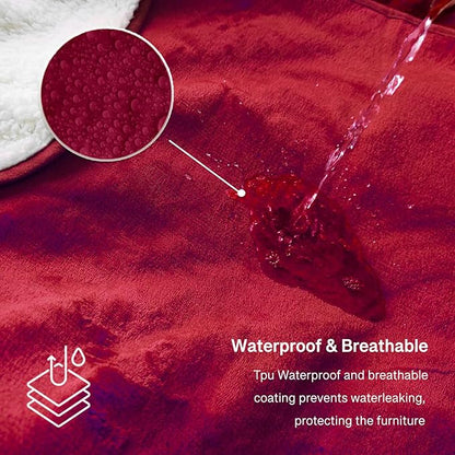 Waterproof King Size Blankets for Bed 80'' x 90'', 3 Layer Lightweight and - Image 2