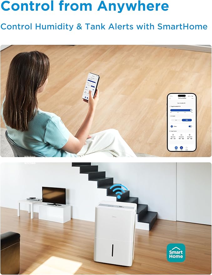 Midea 4, 500 Sq. Ft.Dehumidifier - Image 3