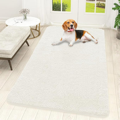 OLANLY Dog Door Mat for Muddy Paws 59x32, Absorbs Moisture and Dirt, Absorbent by OLANLY