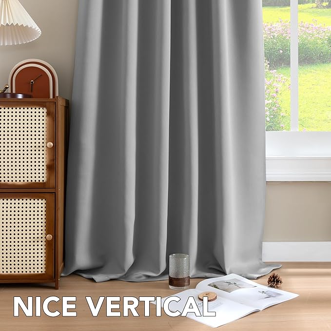 H.VERSAILTEX Blackout Curtains Thermal Insulated Window Treatment Panels Room - Image 9