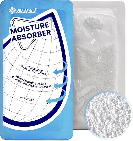 25 Gram Moisture Absorbers, 20 Packs Dehumidifier Bags by Wisesorb