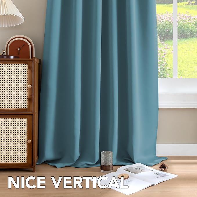 H.VERSAILTEX Blackout Curtains Thermal Insulated Window Treatment Panels Room - Image 8