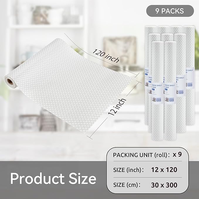 FIFTY FEET 12"x120" Non-Adhesive Shelf Liner - Image 5