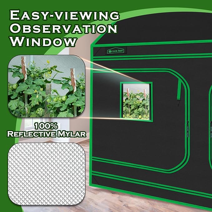 96"x48"x72" Roof Cube Grow Tent - Image 4