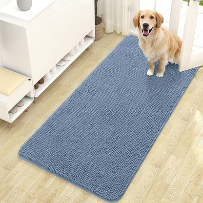 OLANLY Dog Door Mat for Muddy Paws 47x24, Absorbs Moisture and Dirt, Absorbent by OLANLY