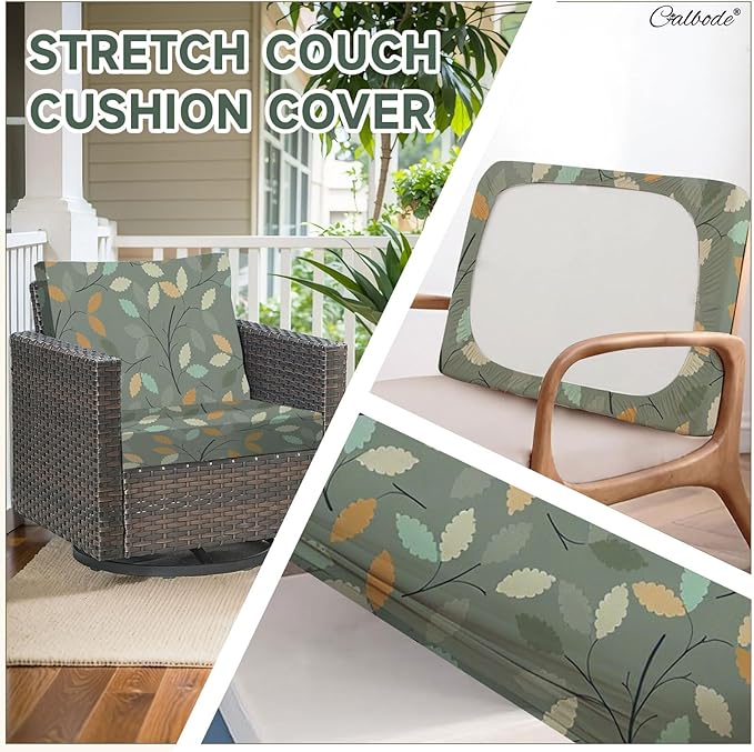12Pcs Stretch Patio Cushion Cover - Image 5