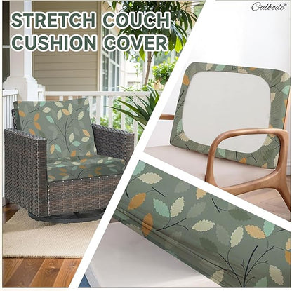8Pcs Stretch Patio Cushion Cover - Image 5
