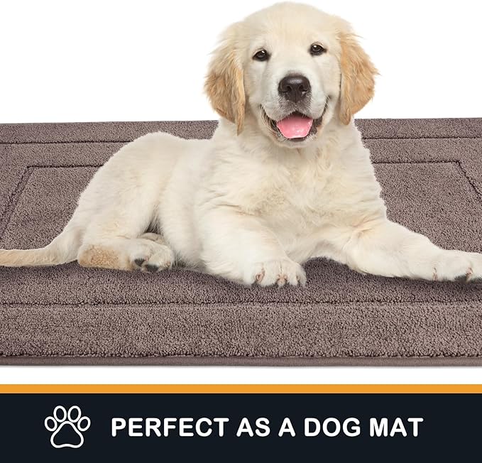 PURRUGS Dirt Trapping Door Mat 20" x 31.5", Non-Slip/Skid Machine Washable - Image 4