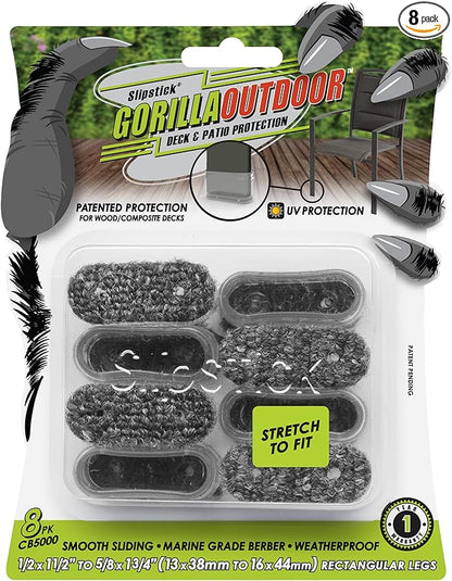 Slipstick GorillaOutdoor Berber Furniture Feet Pads by Slipstick