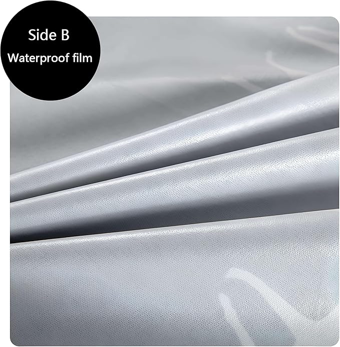 SIELUNO Waterproof Bed Sheet Flat Sheets Lightweight, Mattress Protector Sheet - Image 2