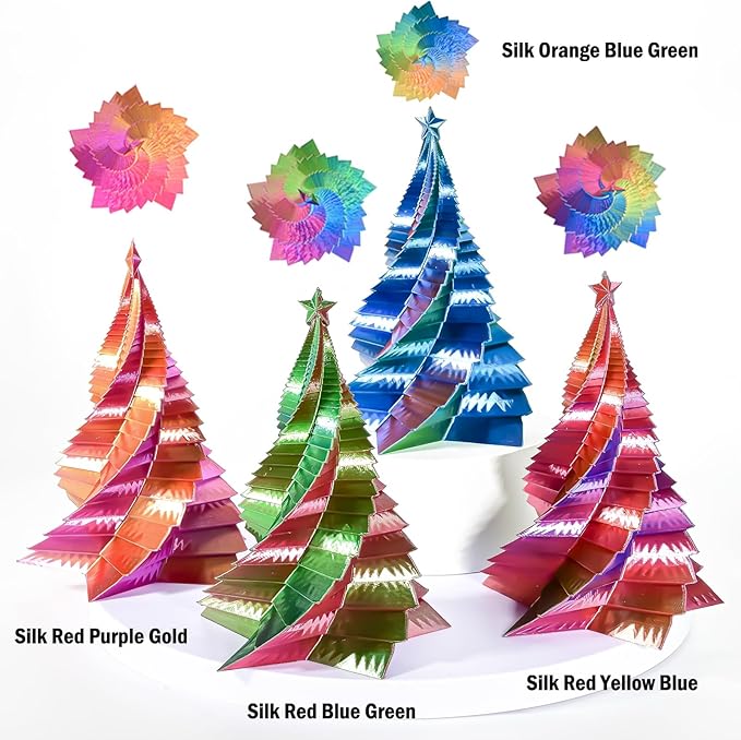 PLA Filament 1.75mm, Tri-Colors 3D Printer Filament, Rainbow PLA Filament Bundle - Image 2