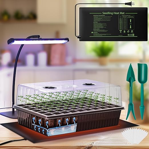 60-Cell Self-Watering Seed Starter Kit by DazSpirit