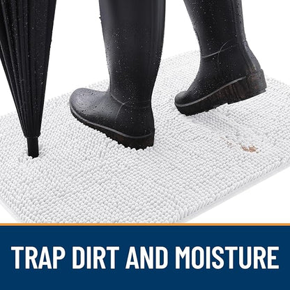 OLANLY Dog Door Mat for Muddy Paws 59x35, Absorbs Moisture and Dirt, Absorbent - Image 2