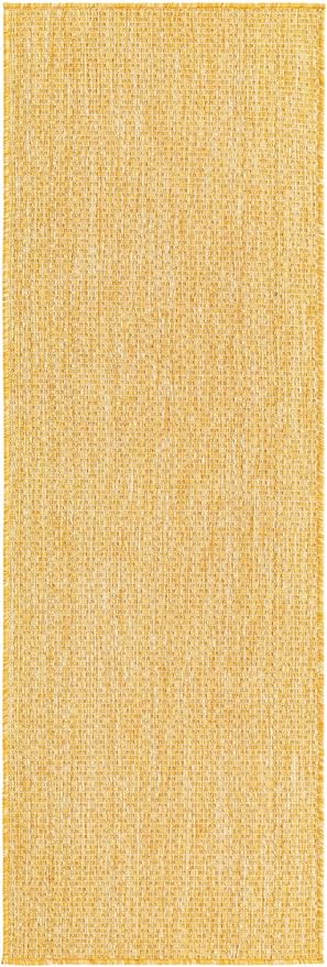 Unique Loom Collection Casual Transitional Solid Heathered Indoor/Outdoor - Image 4