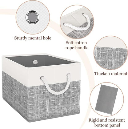 Storage Bin, Collapsible Storage Basket - Image 3