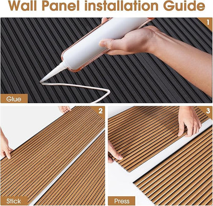 PS Wall Panels for Interior Wall Decor, Covers 129.16 sq.ft, Lightweight Wall - Image 6
