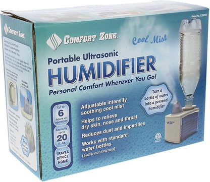 Comfort Zone Ultrasonic Turn Bottle into into Personal Portable Humidifier - Image 6