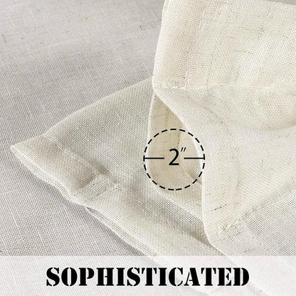 H.VERSAILTEX Light Filtering Linen Textured Curtains - Image 5