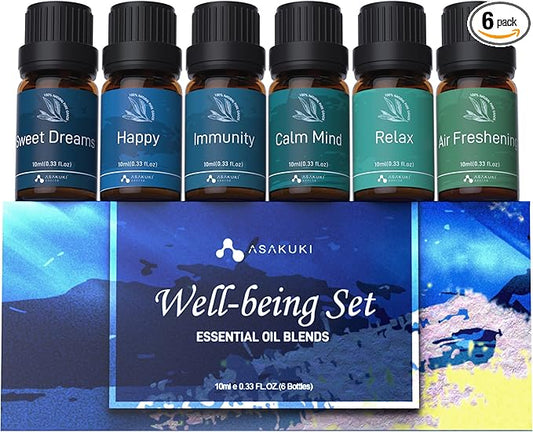 ASAKUKI Essential Oil Blends, Essential Oils by ASAKUKI