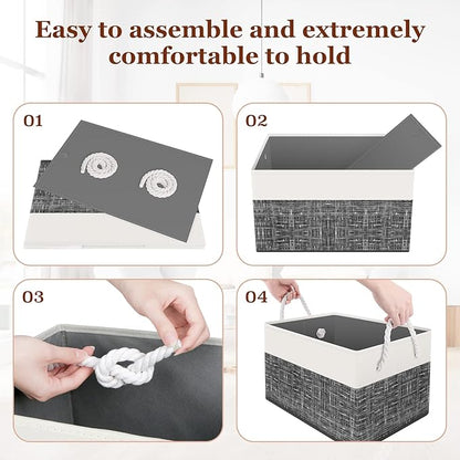 Storage Bin, Collapsible Storage Basket - Image 4