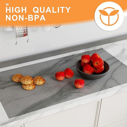 FLPMIX 20-Inch Cabinet Shelf Liner: Waterproof Kitchen Clear Under Sink Mat - Image 8