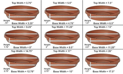 Bloem Terra Resin Saucer Tray: 9.25" Bottom Width - Image 6