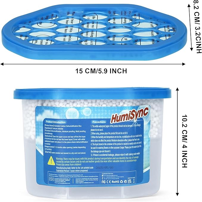 Moisture Absorbers, 10 x16.9 Oz Portable Humidity Absorber Boxes - Image 8