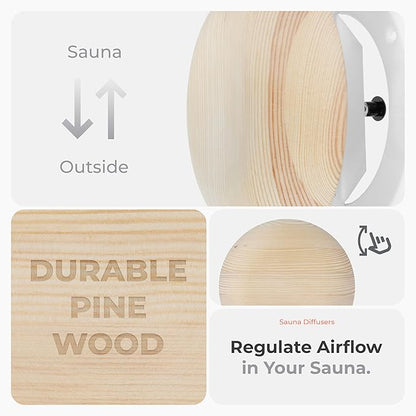 Ø4 Inch Round Sauna Vent Air Diffuser - Image 3