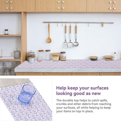 12" W x 120" L Floral Drawer and Shelf Liner - Image 4
