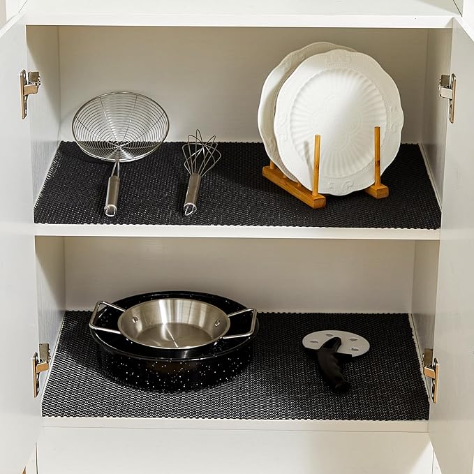 Shelf Liner for Kitchen Cabinet, Drawer Liners Non Slip Non Adhesive Thick Mat - Image 8