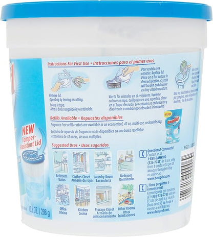 DampRid Refillable Moisture Absorber, Fragrance Free, 10.5 Ounce - Image 5