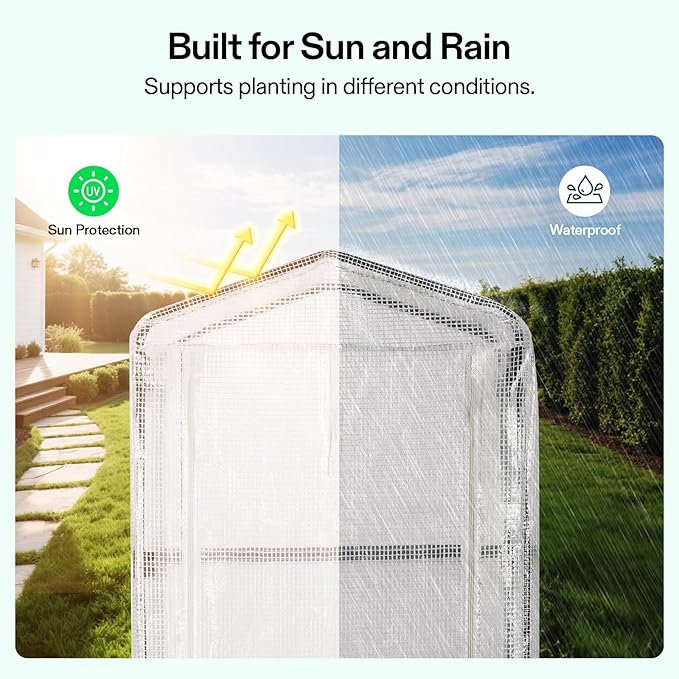 VIVOSUN Mini 4-Tier Greenhouse - Image 3