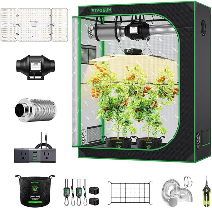 VIVOSUN Grow Tent Kit 2x4 Complete System, WiFi-Controlled Grow System by VIVOSUN