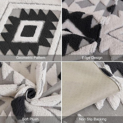Boho Plush Couch Covers for Sofa Washable, Fuzzy Soft Couch Cover for Sectional - Image 8